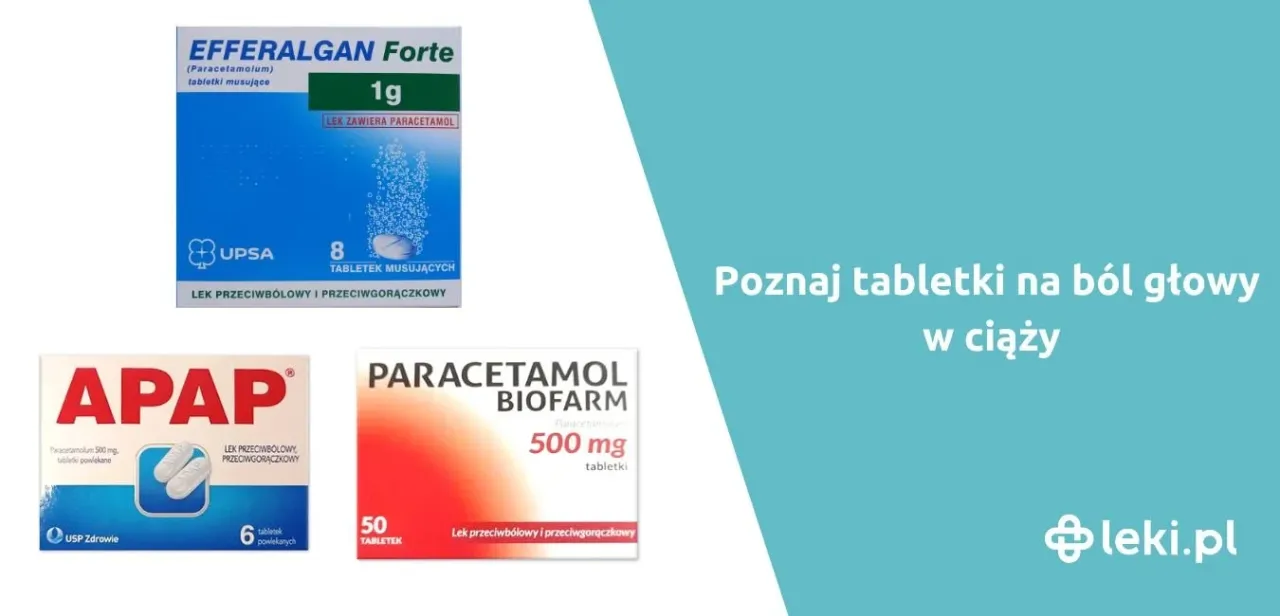 Zdjęcie Bezpieczne leki na ból głowy w ciąży - co możesz stosować?