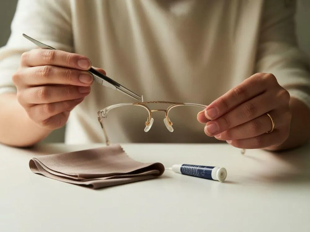 Zdjęcie Jak skleić okulary? Wybór kleju i instrukcja krok po kroku