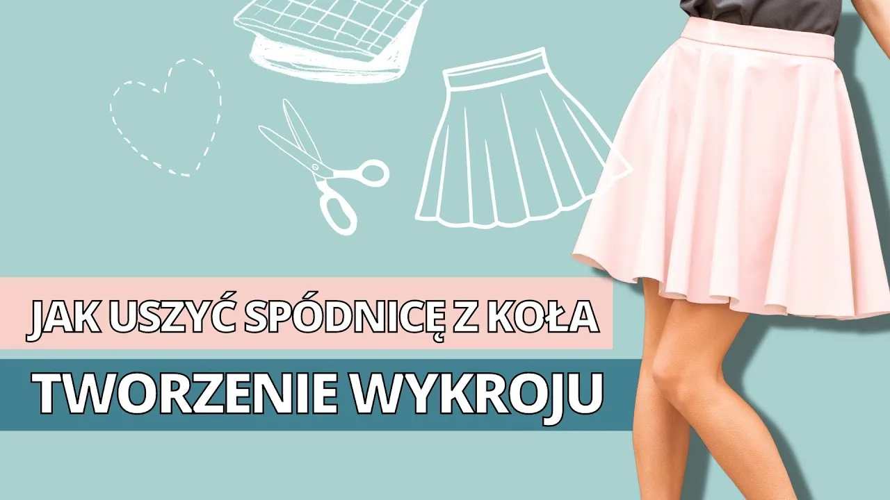 Zdjęcie Jak uszyć spódnicę z koła z zakładkami - proste kroki i porady