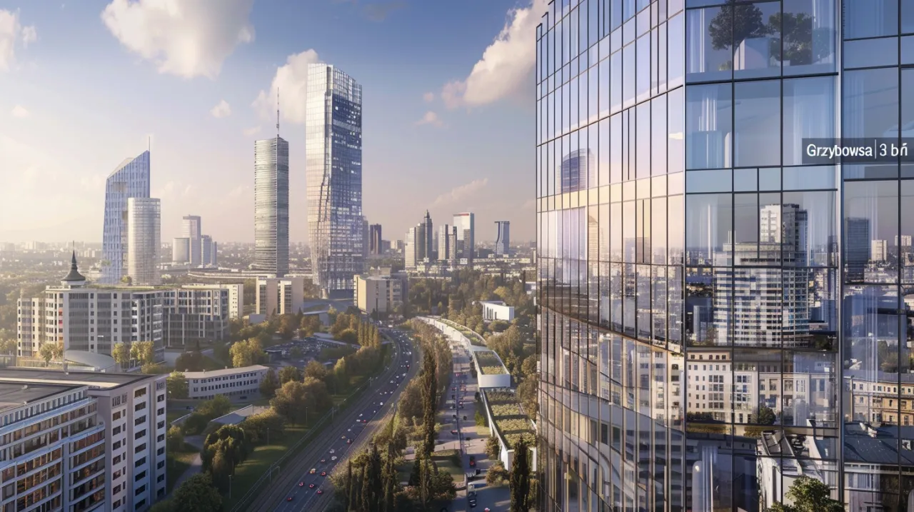 Zdjęcie Grzybowska 3 Warszawa - twoje nowe biuro w centrum biznesowym