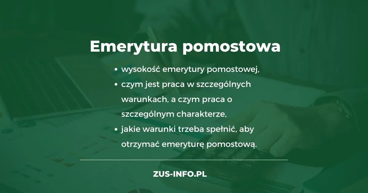 Zdjęcie Emerytura pomostowa: komu przysługuje i ile wynosi - poradnik