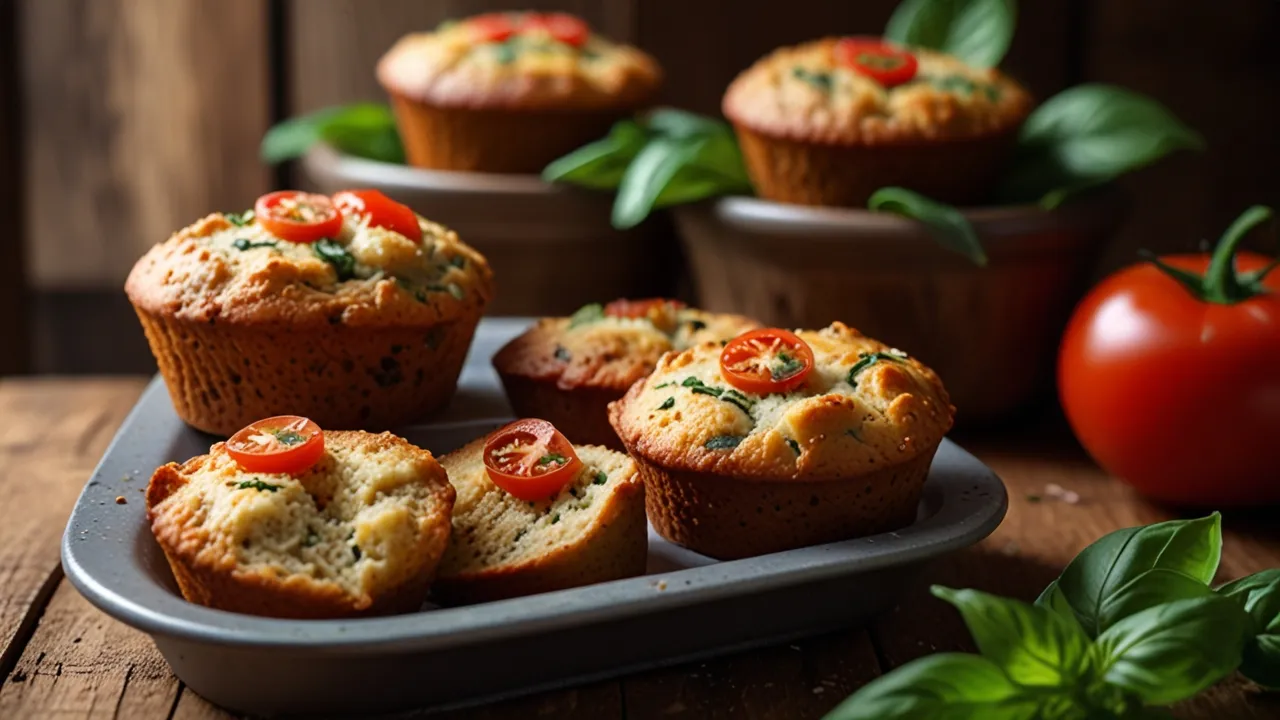 Zdjęcie Muffinki pomidorowe: Przepis na wyjątkowe muffinki z pomidorami