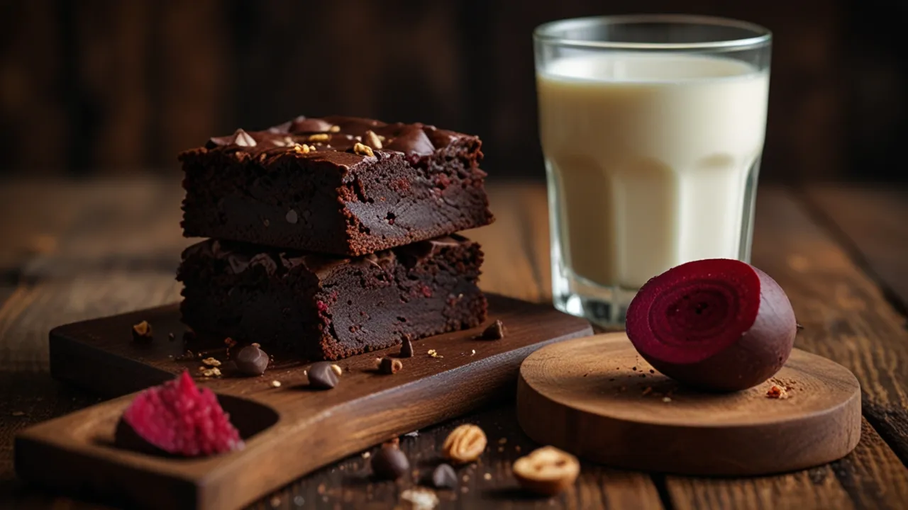 Zdjęcie Fit brownie z buraka: Zdrowy deser na każdą okazję, który zachwyca