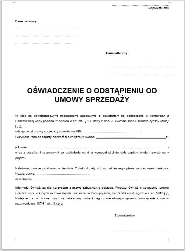 Zdjęcie Ile mam czasu na odstąpienie od umowy? Sprawdź swoje prawa!
