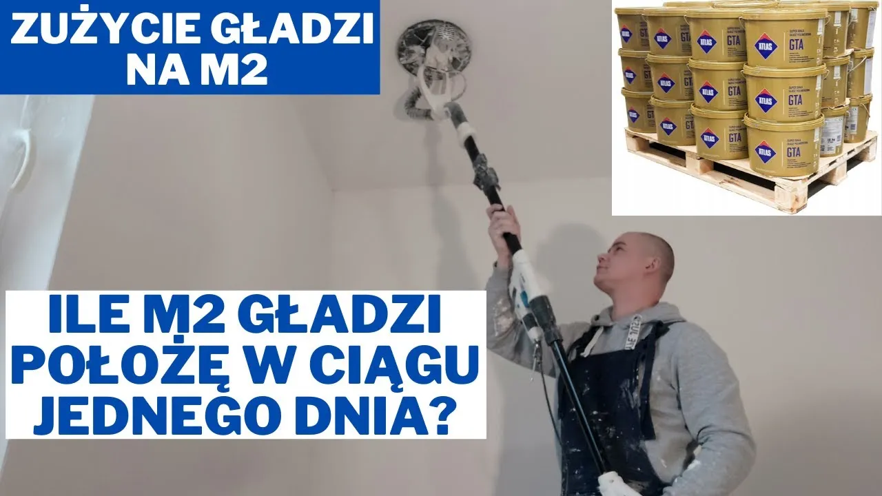 Zdjęcie Gładź szpachlowa ile na m2? Sprawdź, ile zaoszczędzisz na materiale