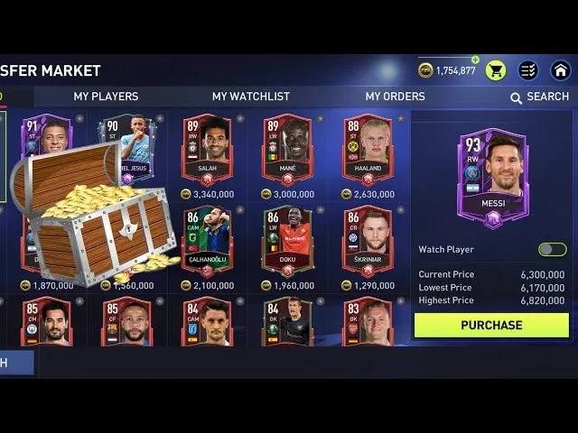 Zdjęcie Jak sprzedać zawodnika w FIFA Mobile? Prosty sposób na szybki zarobek monet