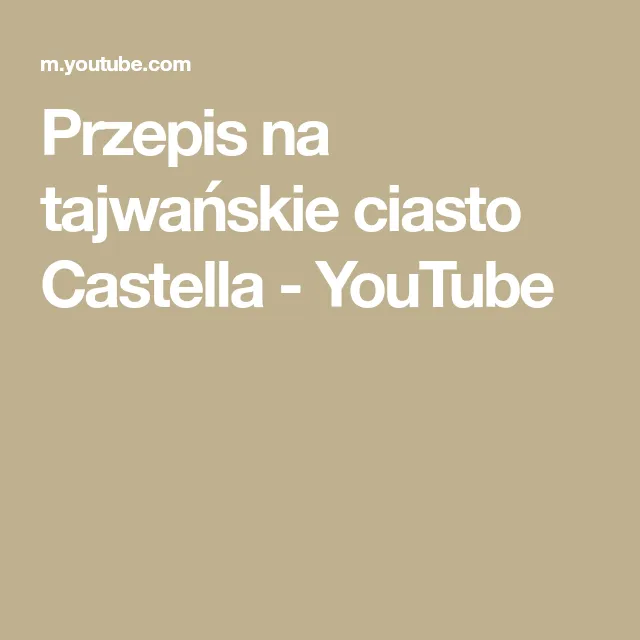 Zdjęcie Prosty przepis na tajwańskie ciasto castella – jak uniknąć błędów i osiągnąć idealną teksturę