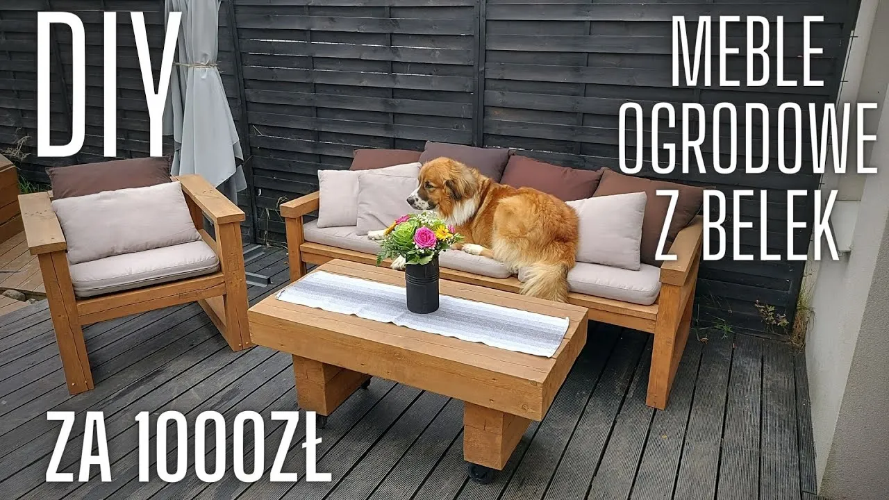 Zdjęcie Meble ogrodowe jak zrobić samemu - tanio i stylowo w kilka kroków