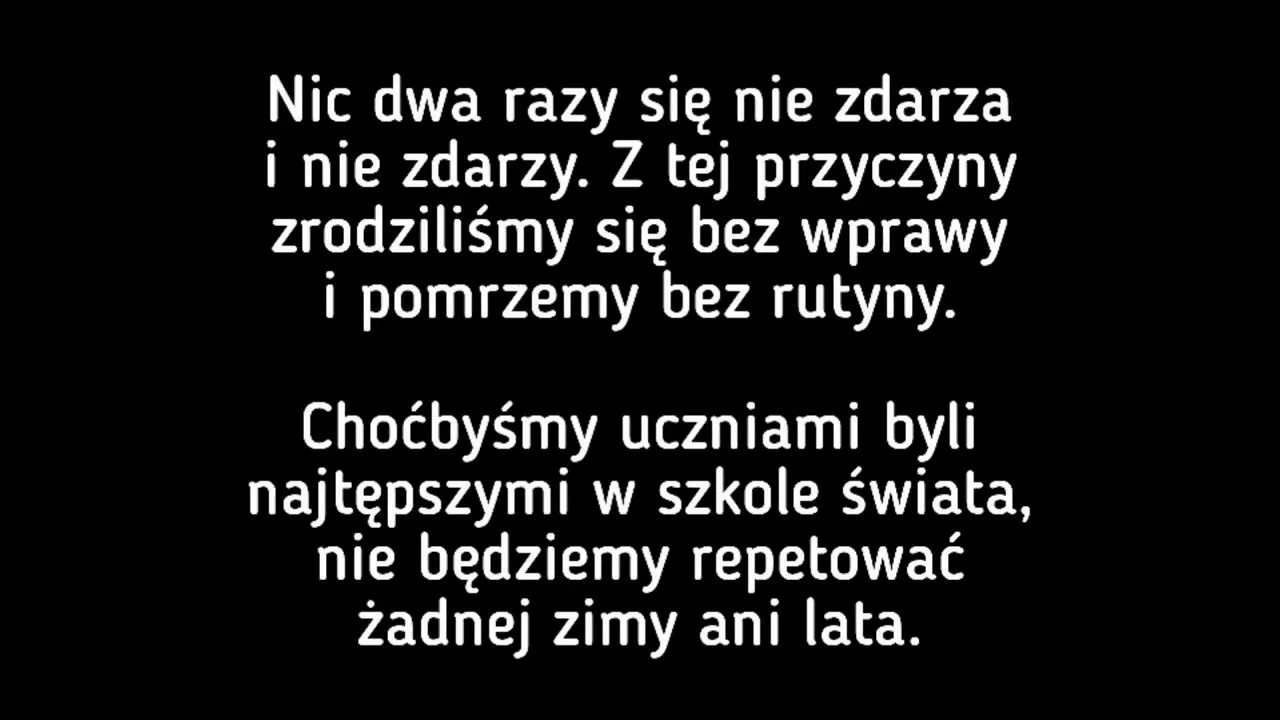 Zdjęcie Nic dwa razy - tajemnica piosenki, która skradła serca Polaków