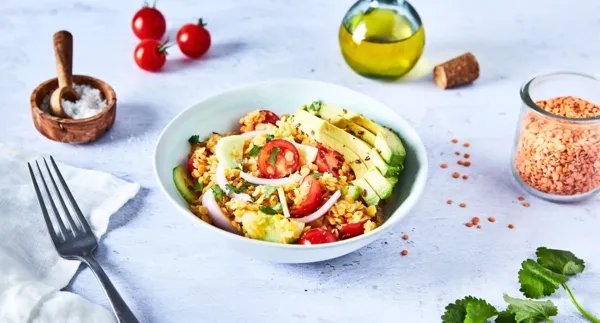 Zdjęcie Recette de salade de lentille corail : saine et délicieuse à préparer