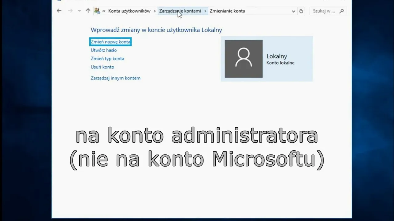 Zdjęcie Jak zmienić konto administratora w Windows 10 bez utraty danych