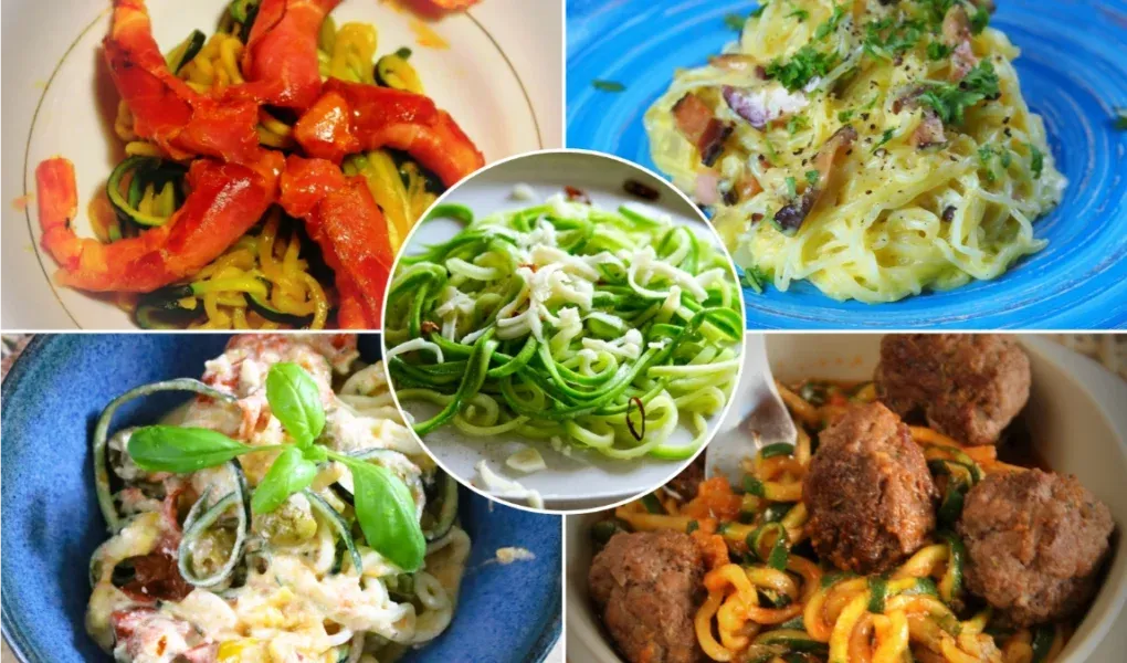 Zdjęcie Spaghetti z cukinii keto: pyszne przepisy na niskowęglowodanowe dania