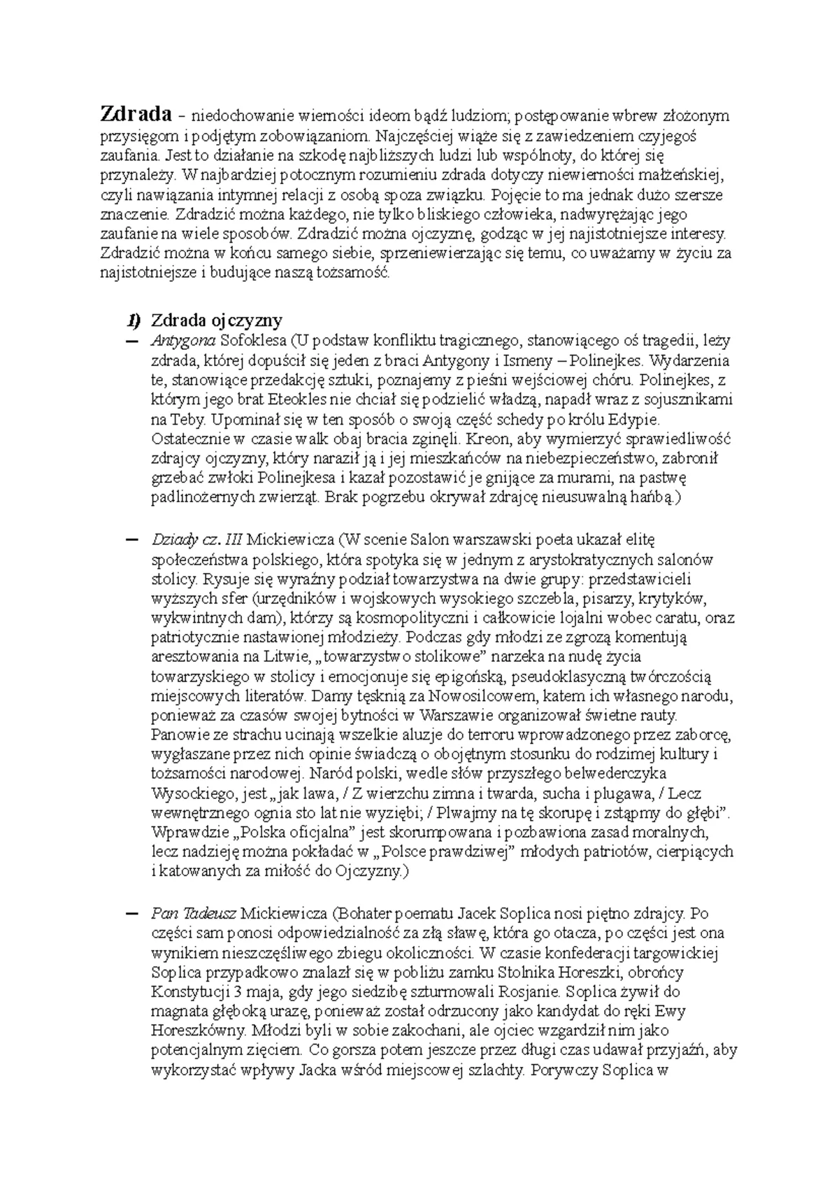 Zdjęcie Motyw zdrady w literaturze - kluczowe analizy i przykłady