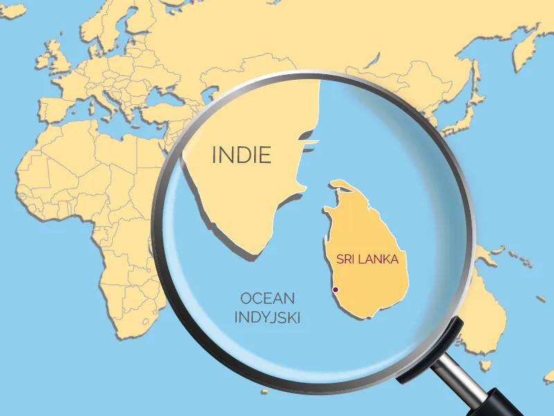 Zdjęcie Gdzie leży Sri Lanka? Odkryj jej niezwykłą lokalizację na mapie