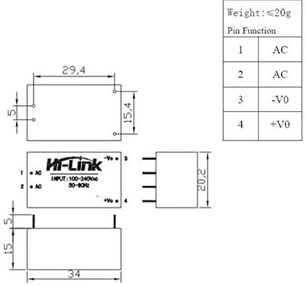 Zdjęcie Jak wykorzystać moduł zasilający HLK-PM01 do zasilania układu ESP8266