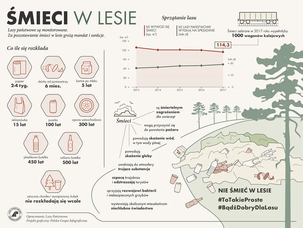 Zdjęcie Dlaczego nie wolno wyrzucać śmieci do lasu? Skutki dla środowiska i zdrowia