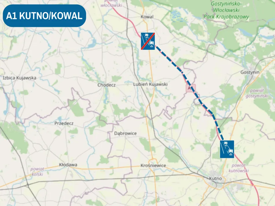 Zdjęcie Gdzie są odcinkowe pomiary prędkości na autostradzie A1? Sprawdź!