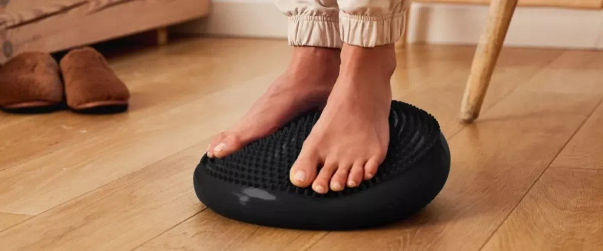 Zdjęcie Poduszka sensoryczna: jak poprawić równowagę i postawę ciała