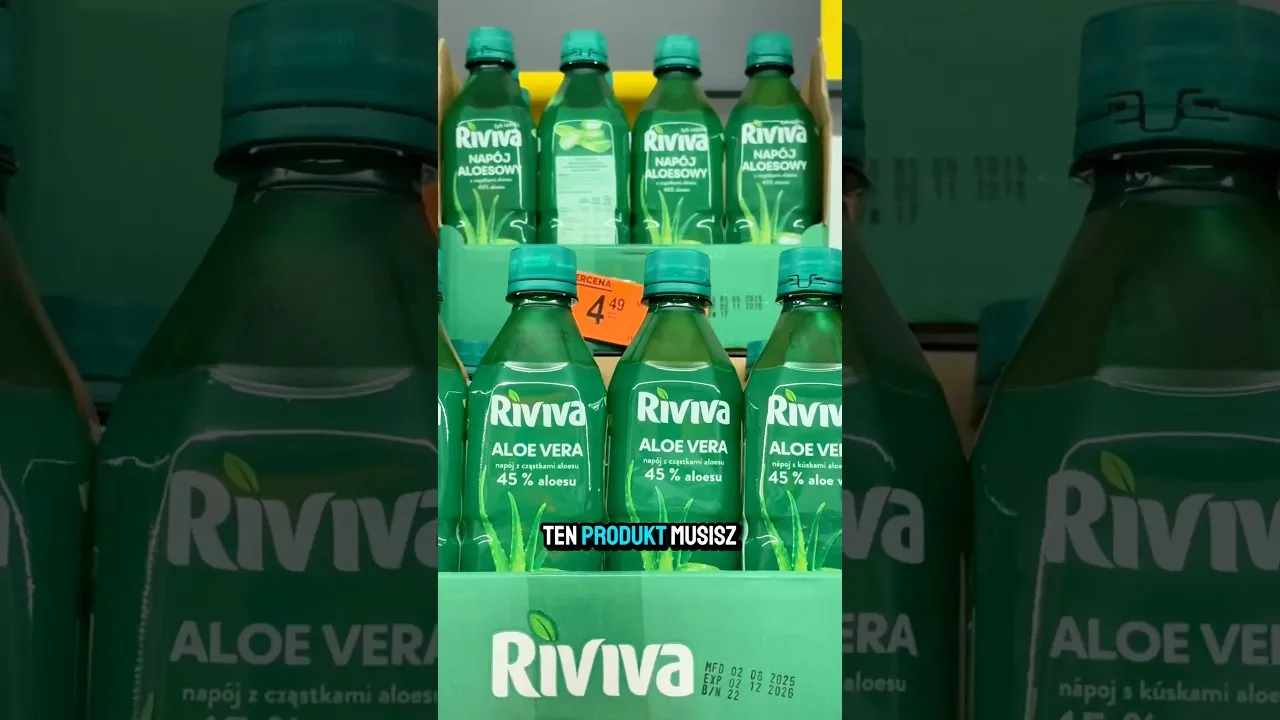 Zdjęcie Napój aloesowy Biedronka - sprawdź skład, cenę i promocje Riviva