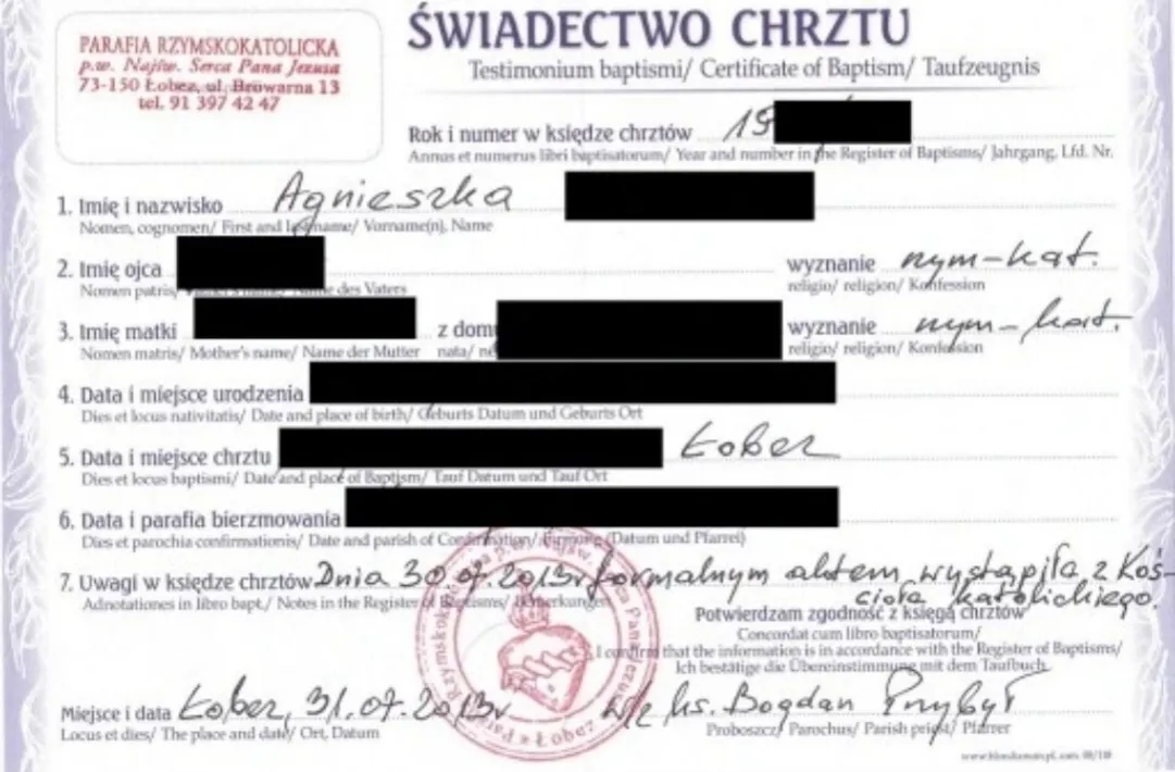 Zdjęcie Akt chrztu do ślubu ile kosztuje? Sprawdź, co musisz wiedzieć
