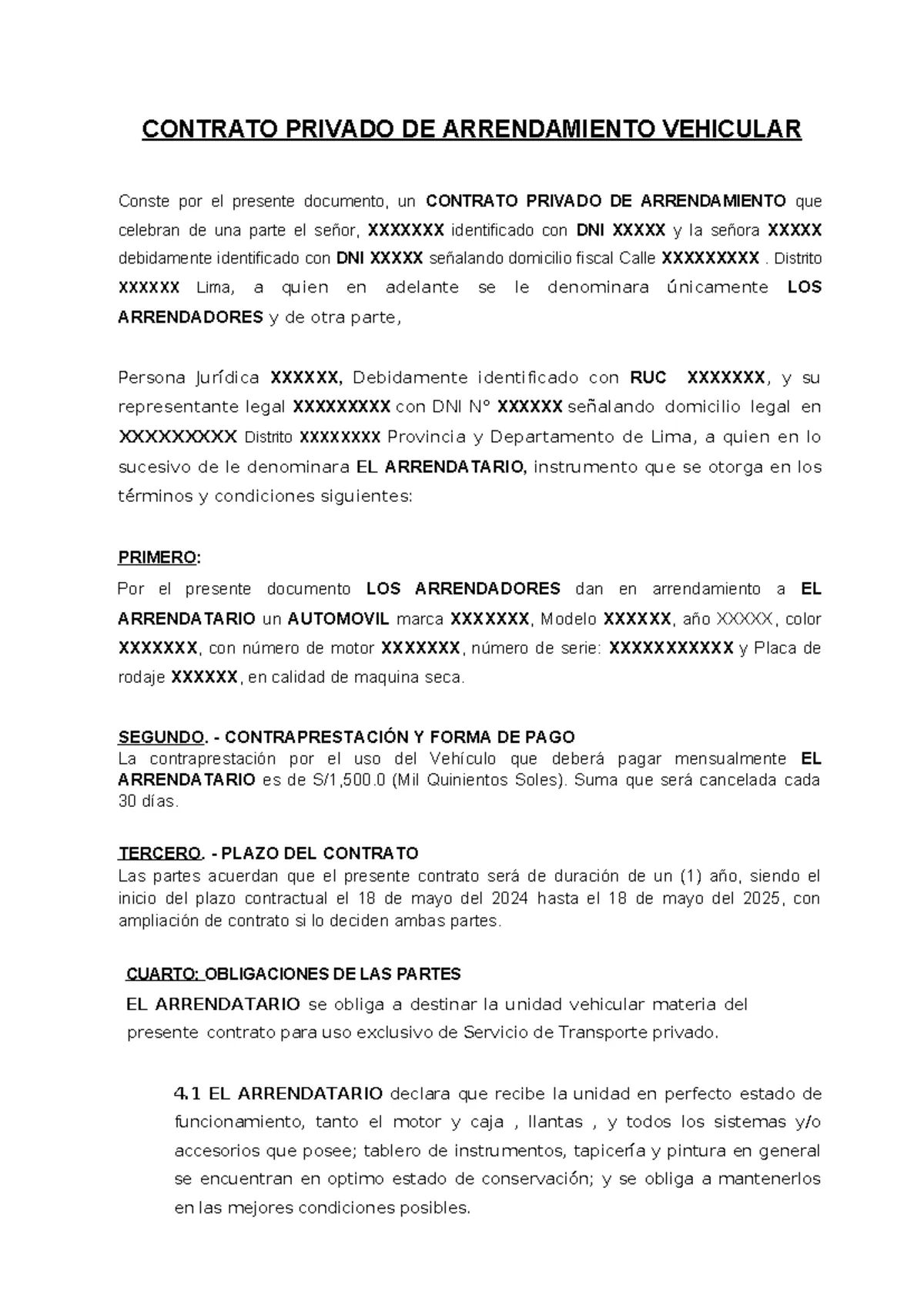 Zdjęcie Cómo crear un contrato de alquiler de vehículo para empresa sin errores