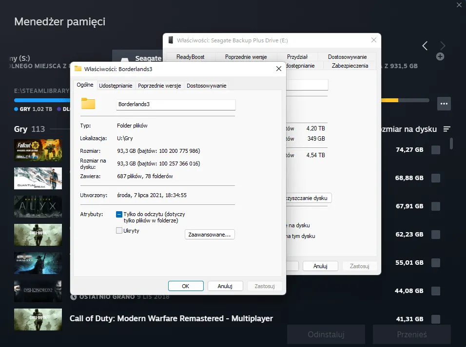 Zdjęcie Jak przenieść grę na inny dysk w Steam bez pobierania plików