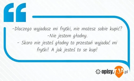Zdjęcie Dlaczego wyjadasz mi frytki? Odkryj kultowy kontekst tej sceny