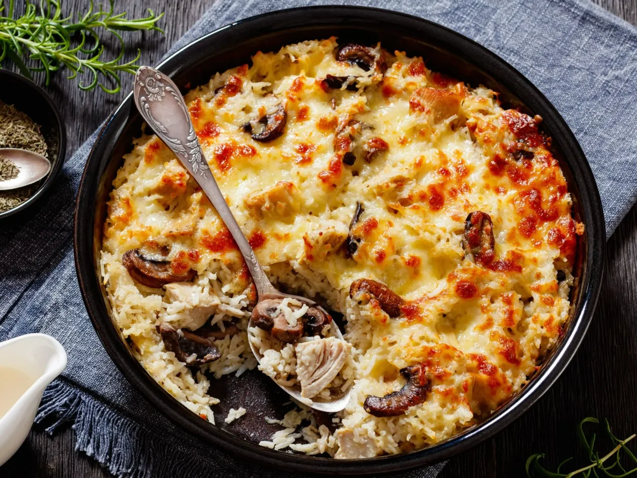 Zdjęcie Zapiekanka Ryżowa z Kurczakiem: Prosty Przepis na Obiad