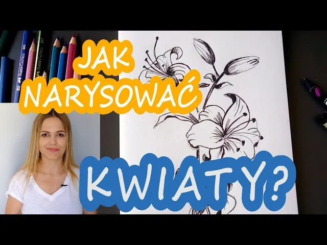Zdjęcie Jak narysować kwiat w prosty sposób - krok po kroku dla każdego