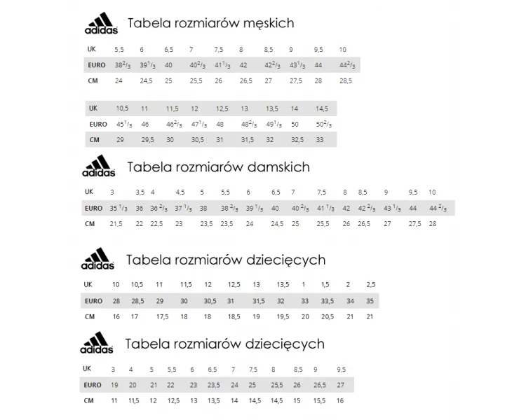 Zdjęcie Adidas rozmiar 23 ile cm - poznaj długość butów dla idealnego dopasowania