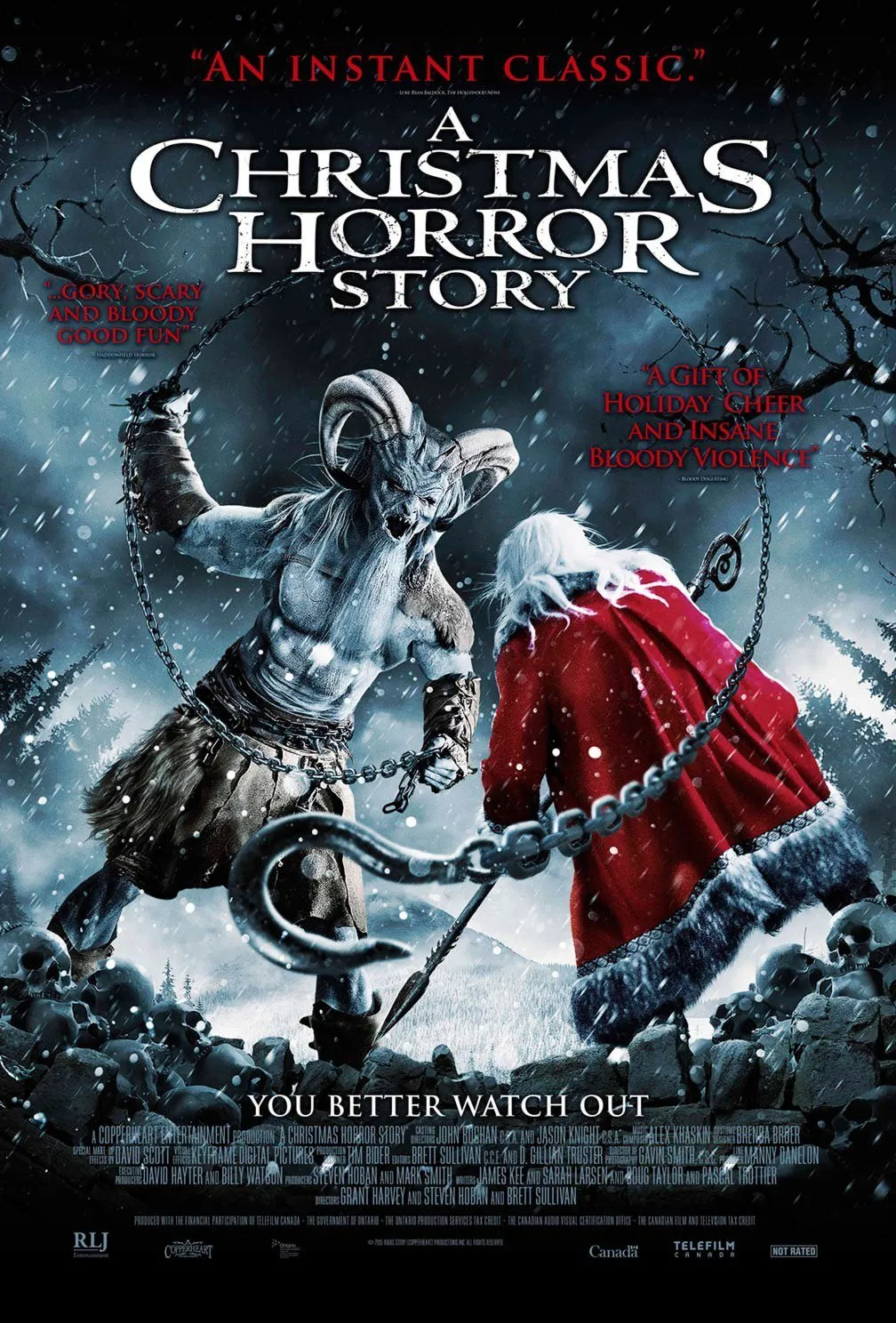 Zdjęcie Mroczne opowieści w *Christmas Horror Story* - strach w święta