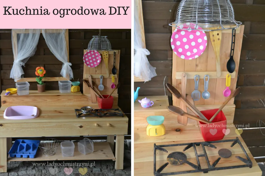 Zdjęcie Kuchnia ogrodowa dla dzieci DIY - stwórz wymarzone miejsce zabaw