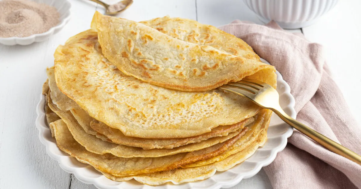 Zdjęcie Einfaches Rezept für vegane Pfannkuchen, die jeder lieben wird