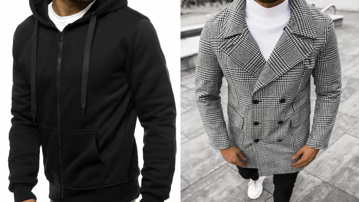 Zdjęcie Elegancka bluza męska rozpinana - styl i komfort na każdą okazję