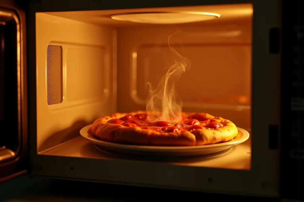 Zdjęcie Pizza w mikrofali: ile czasu grzać, by była idealna?