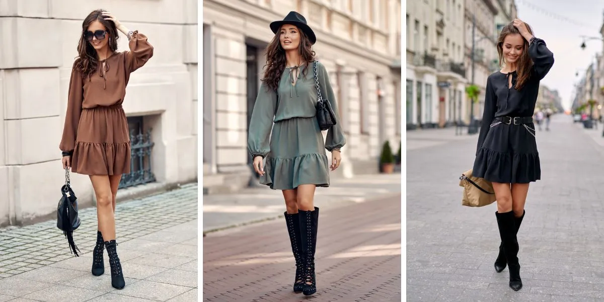Zdjęcie Elegancka sukienka do pracy – idealne fasony, kolory i materiały