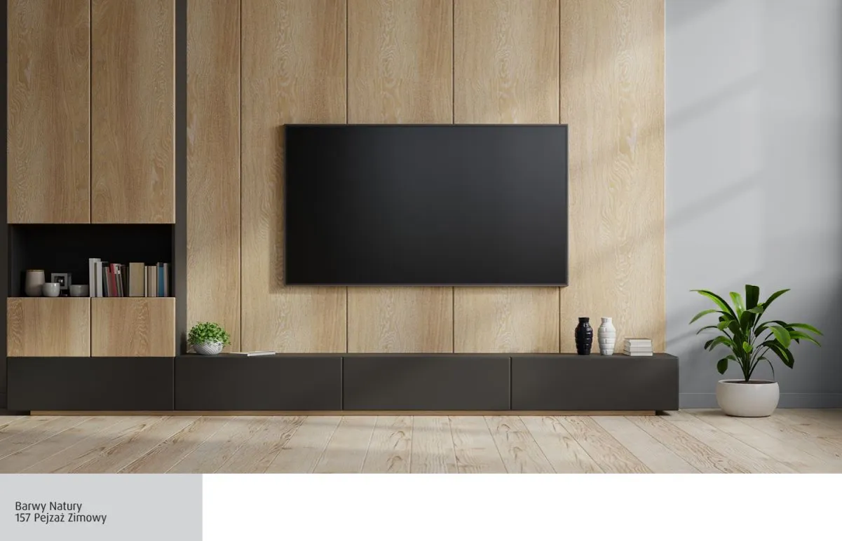 Zdjęcie Zabudowa TV w salonie: 5 pomysłów na stylową aranżację