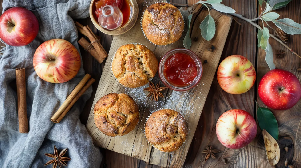 Zdjęcie Jak długo piec muffinki z jabłkami i cynamonem? Porady i triki