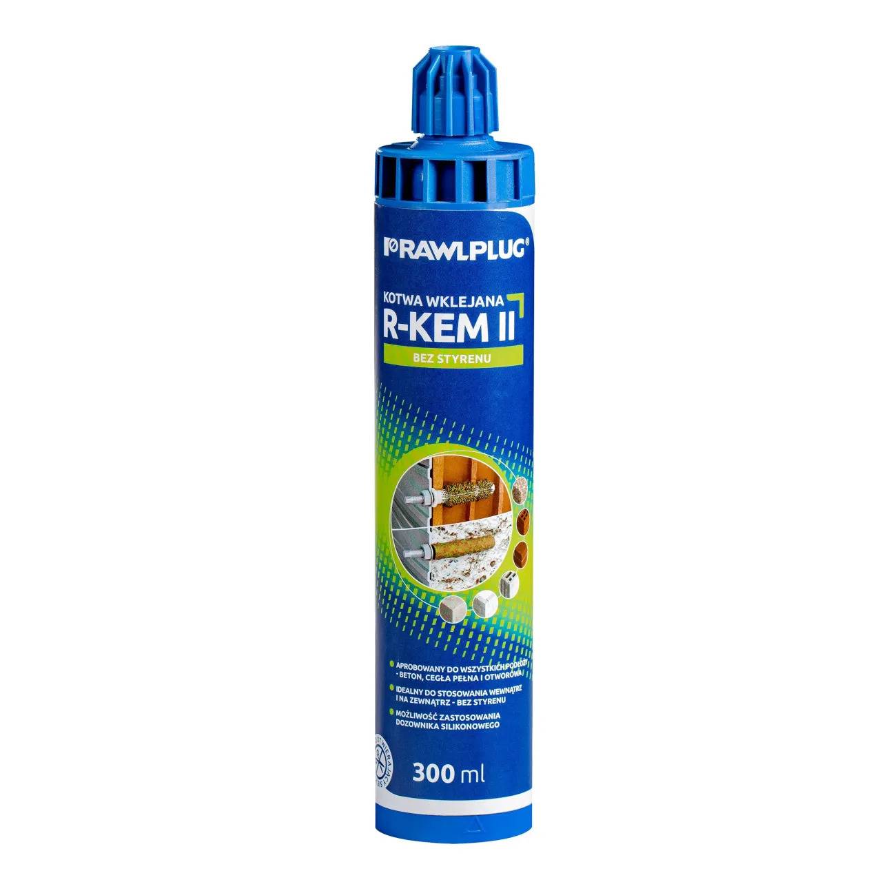 Zdjęcie Kotwa chemiczna Rawlplug R-KEM-II 300 ml - właściwości i ceny w sklepach