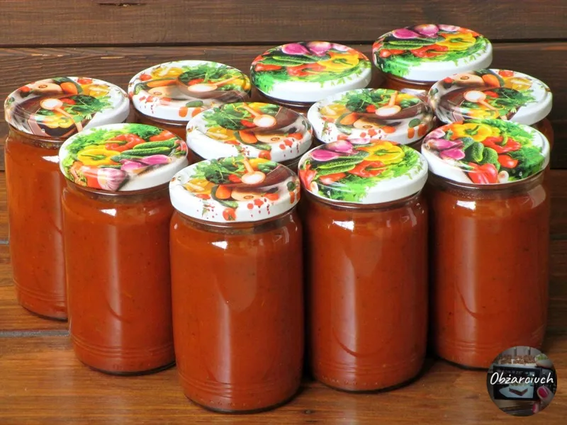 Zdjęcie Sos do spaghetti do słoików z cukinią - łatwy przepis na zimę