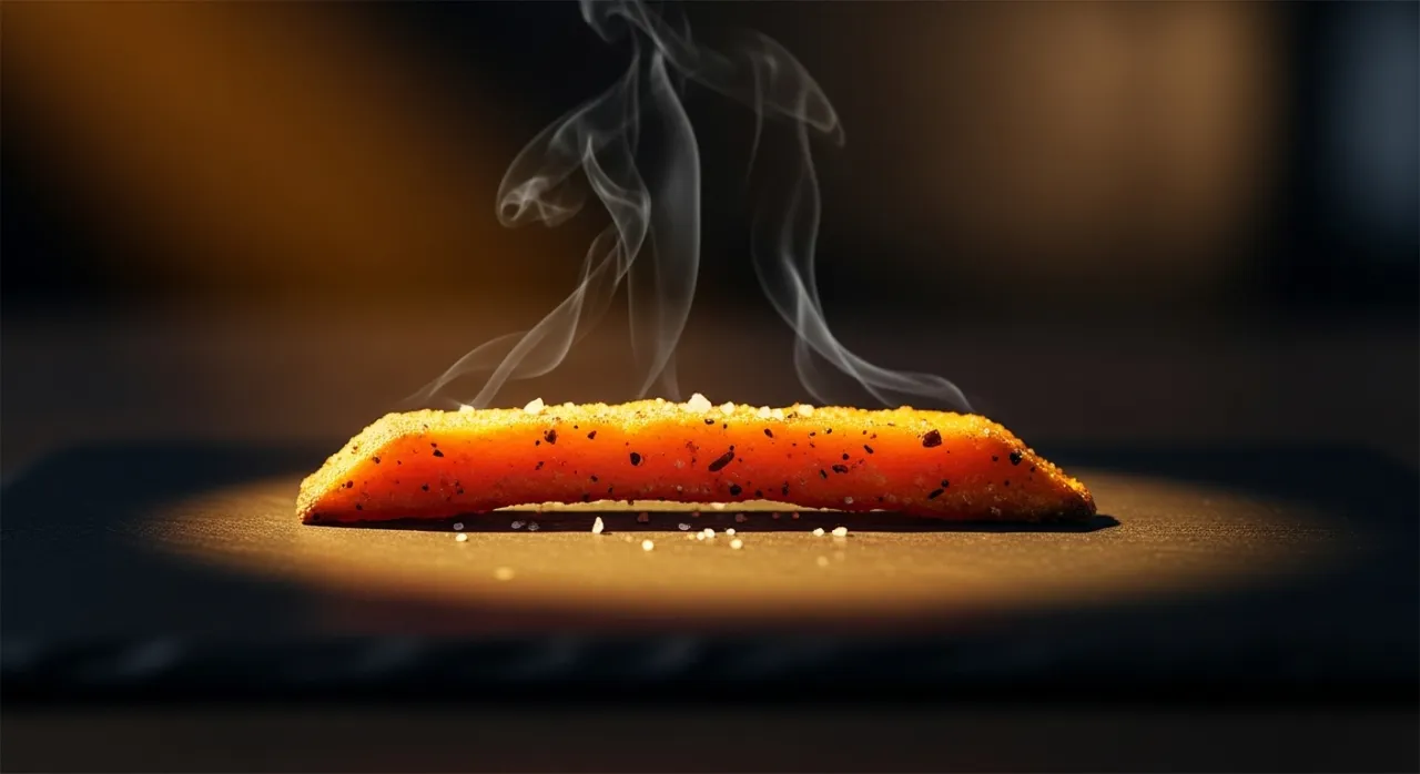 Zdjęcie Ile piec frytki z batatów, aby były chrupiące i pyszne?