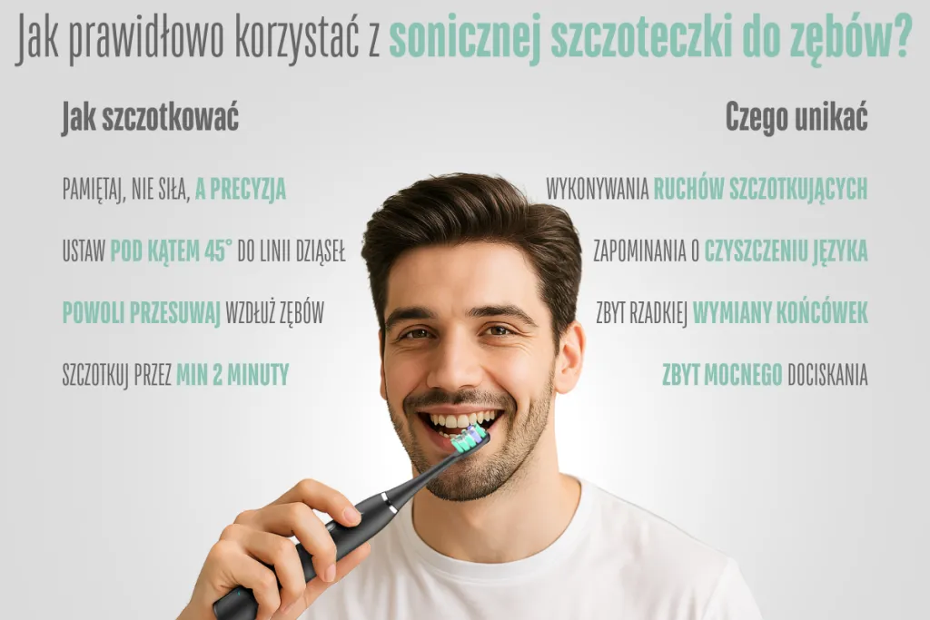 Zdjęcie Jak używać szczoteczki sonicznej Philips, aby uniknąć błędów w higienie?