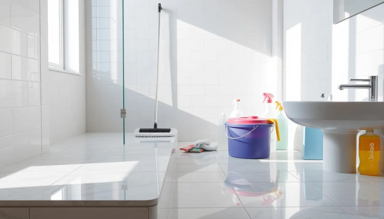 Zdjęcie Skuteczne sposoby na to, czym myć płytki po remoncie bez zniszczeń