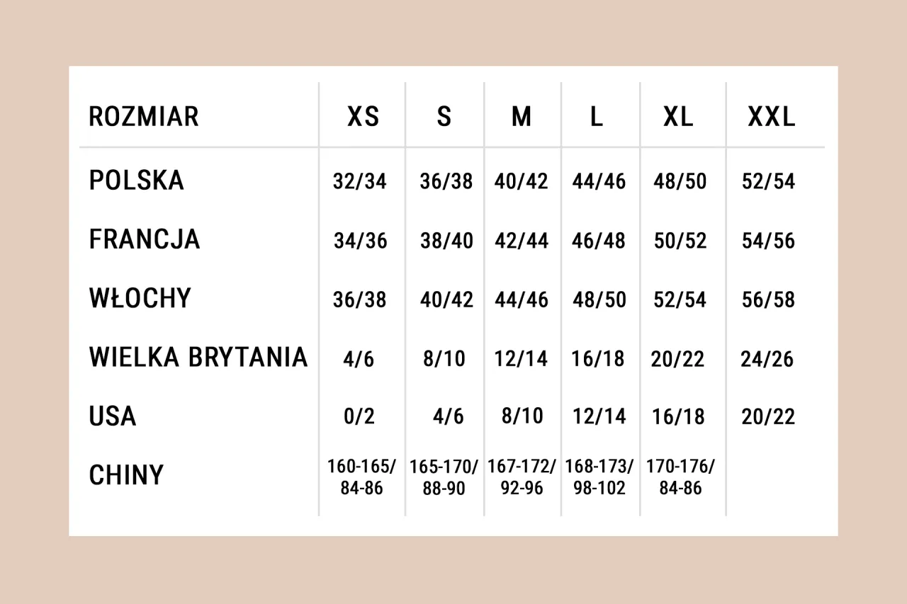 Zdjęcie 28 jaki to rozmiar spodni damskich - poznaj europejskie odpowiedniki