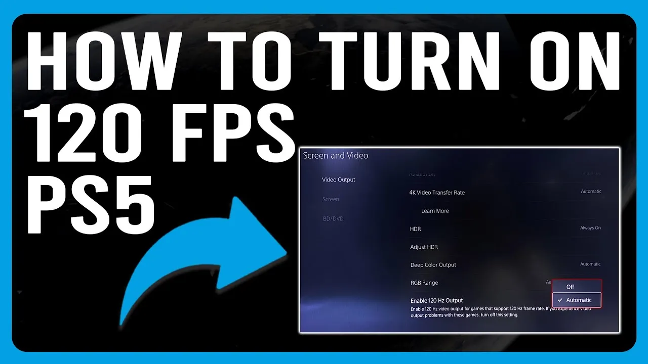 Zdjęcie Jak włączyć 120 fps na PS5 i poprawić wrażenia z gry