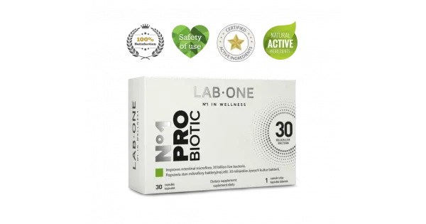 Zdjęcie Lab One N1 Probiotic: kluczowe informacje o suplemencie.