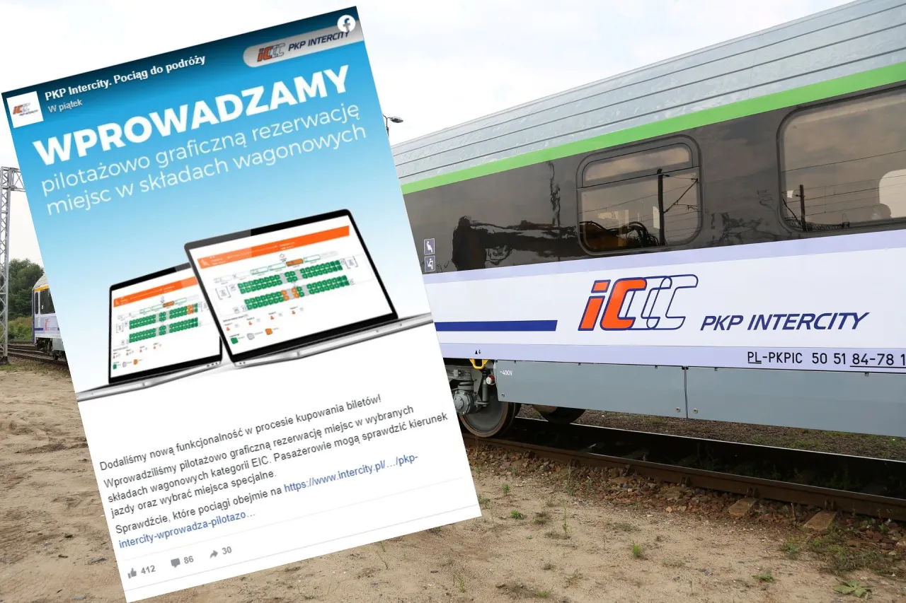 Zdjęcie Czy w Intercity trzeba rezerwować miejsca? Co musisz wiedzieć przed podróżą