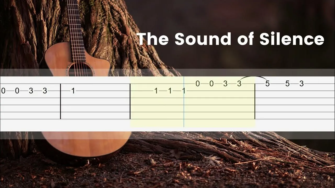 Zdjęcie Jak zagrać na gitarze Sound of Silence - proste akordy i tabulatura