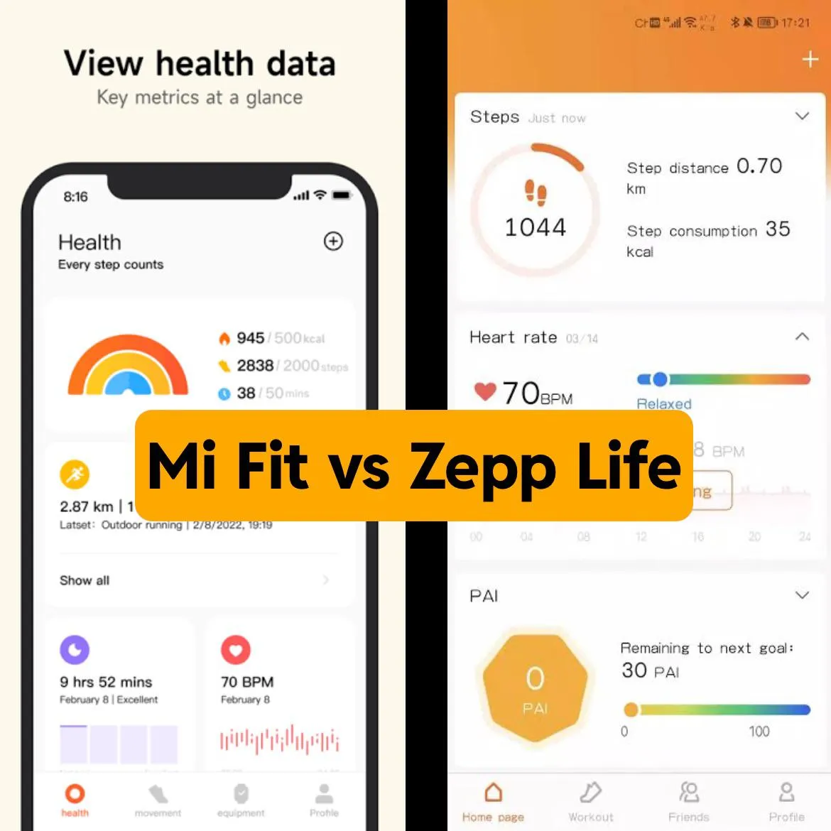 Zdjęcie Mi Fitness czy Zepp Life – która aplikacja lepiej spełni Twoje potrzeby?