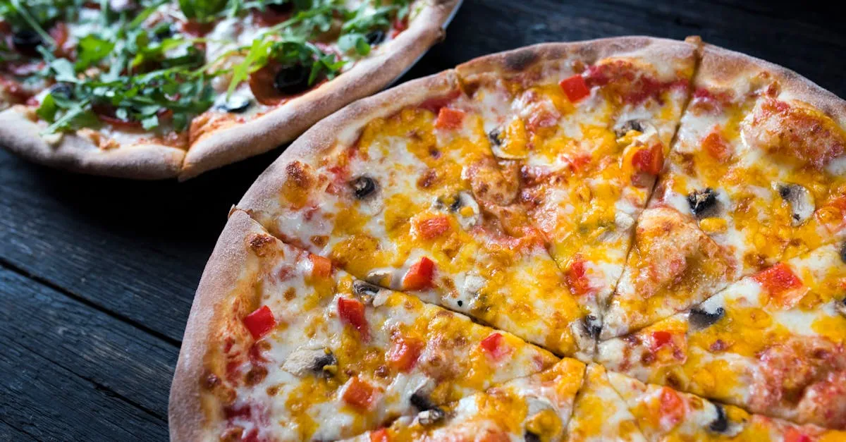 Zdjęcie Pizza z gorgonzolą i orzechami – unikalne połączenie smaków dla smakoszy